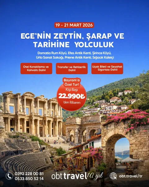 Ege’nin Zeytin, Şarap ve Tarihine Yolculuk