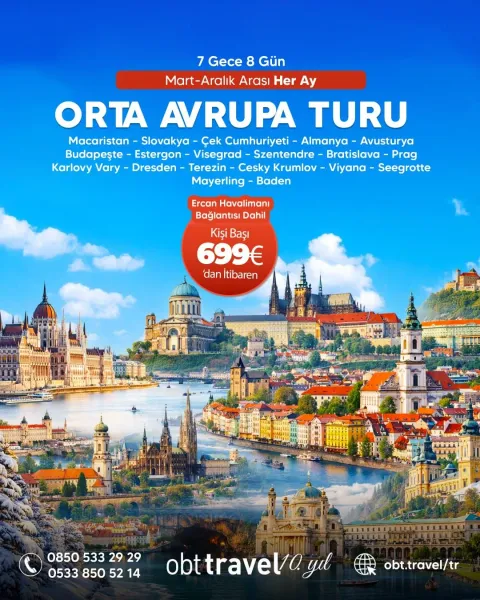 Uçaklı Orta Avrupa Masalı Turu