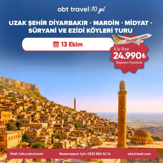 UZAK ŞEHİR MARDİN MİDYAT TURU