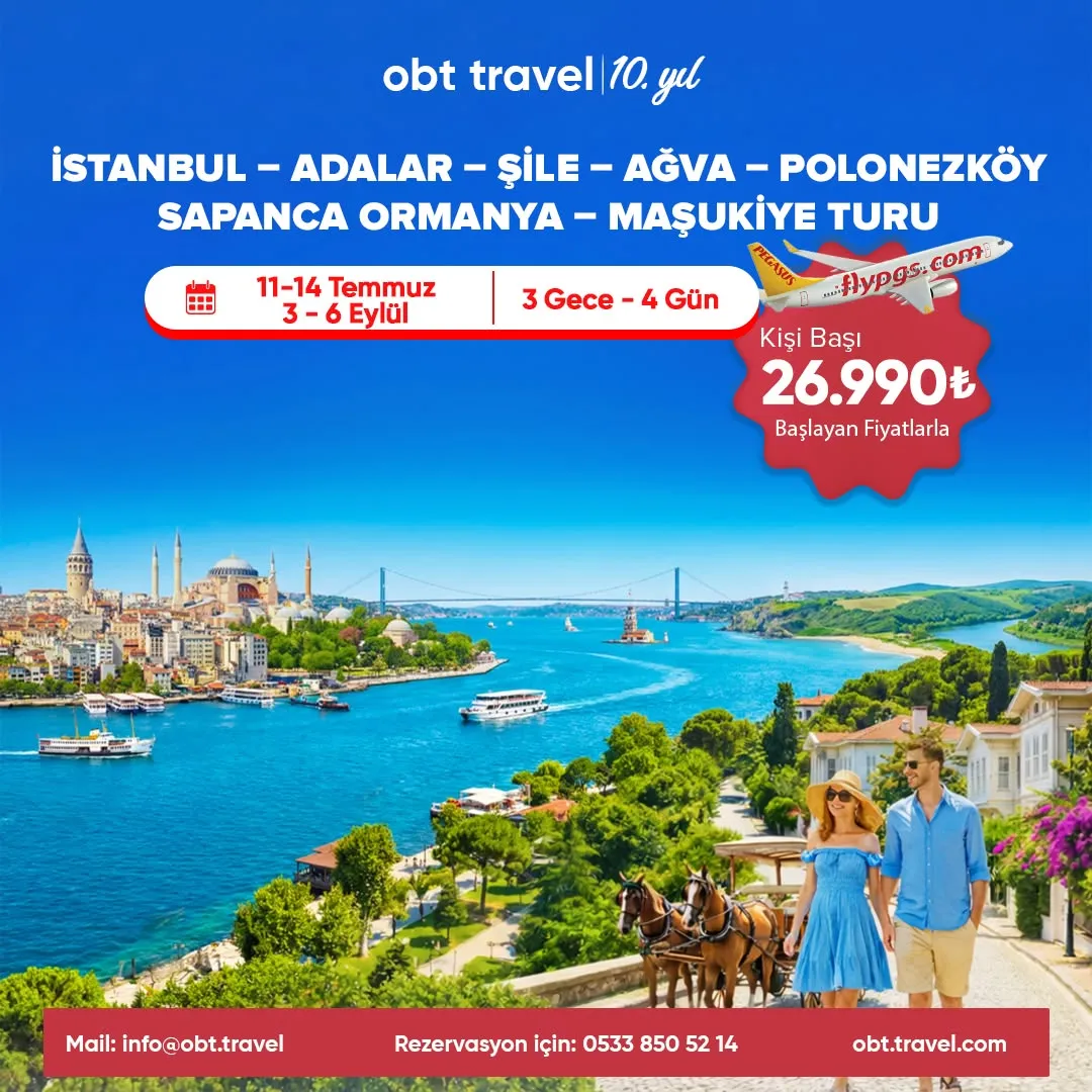 İSTANBUL ADALAR ŞİLE AĞVA TURU